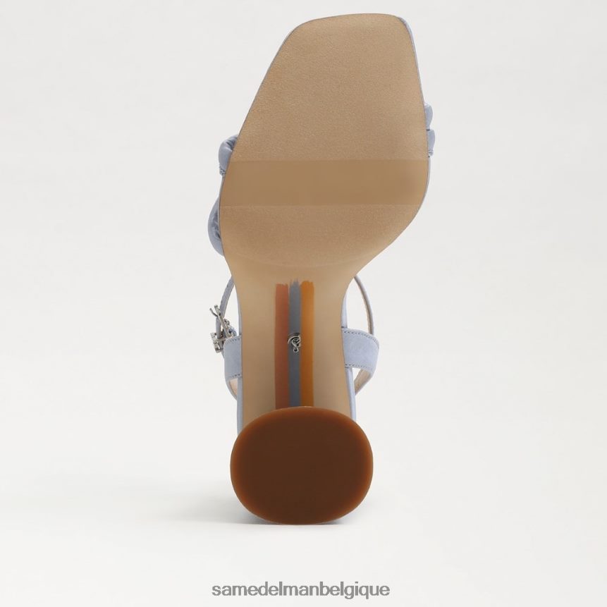 sandale à talon bloc kia Sam Edelman femmes bleu d'Oslo JZ0XZ0111 chaussure