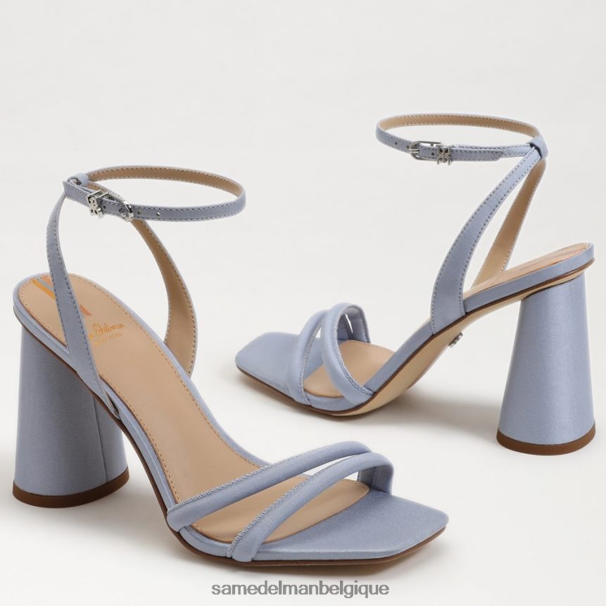 sandale à talon bloc kia Sam Edelman femmes bleu d'Oslo JZ0XZ0111 chaussure