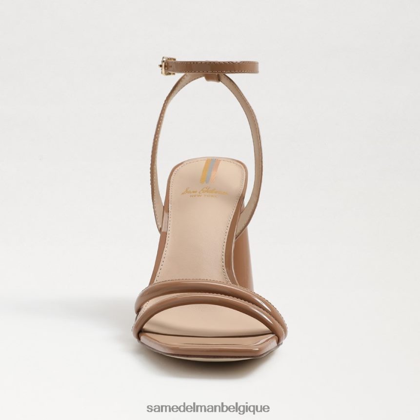 sandale à talon bloc kia Sam Edelman femmes brevet rose blush JZ0XZ0115 chaussure