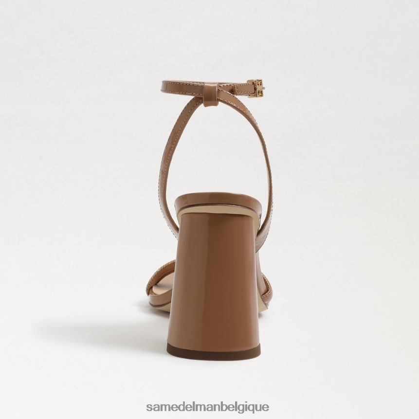 sandale à talon bloc kia Sam Edelman femmes brevet rose blush JZ0XZ0115 chaussure