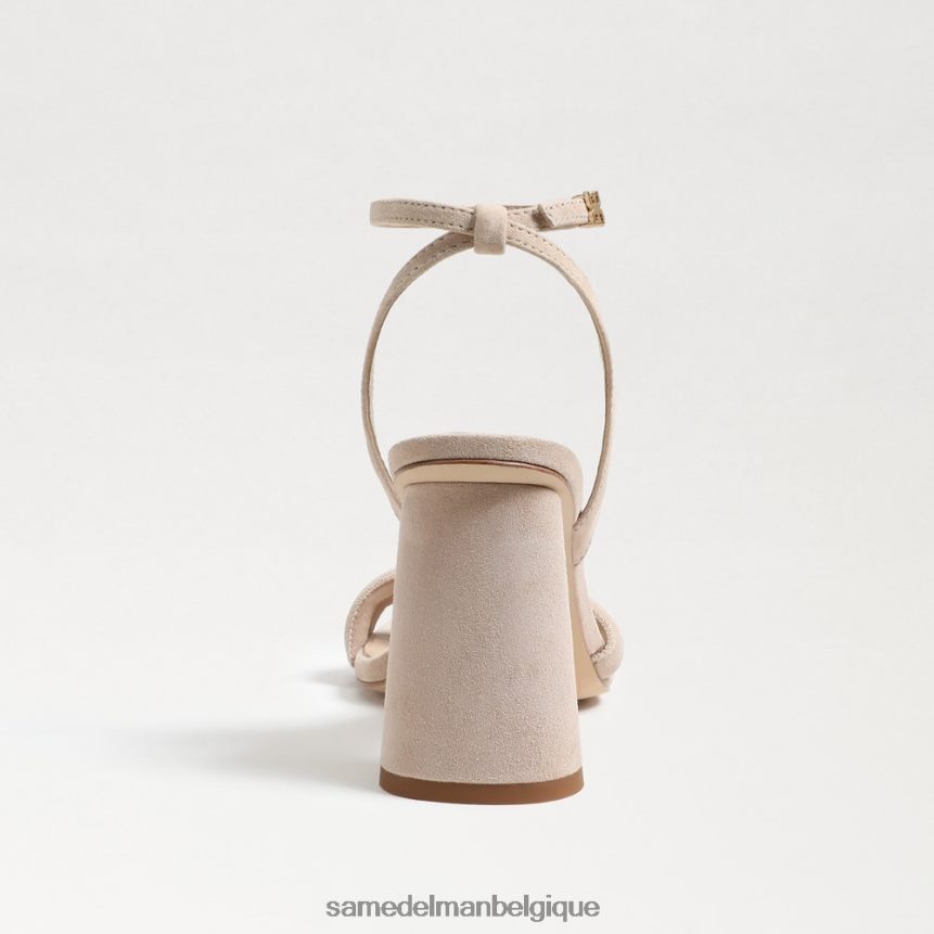 sandale à talon bloc kia Sam Edelman femmes daim cappuccino JZ0XZ0118 chaussure
