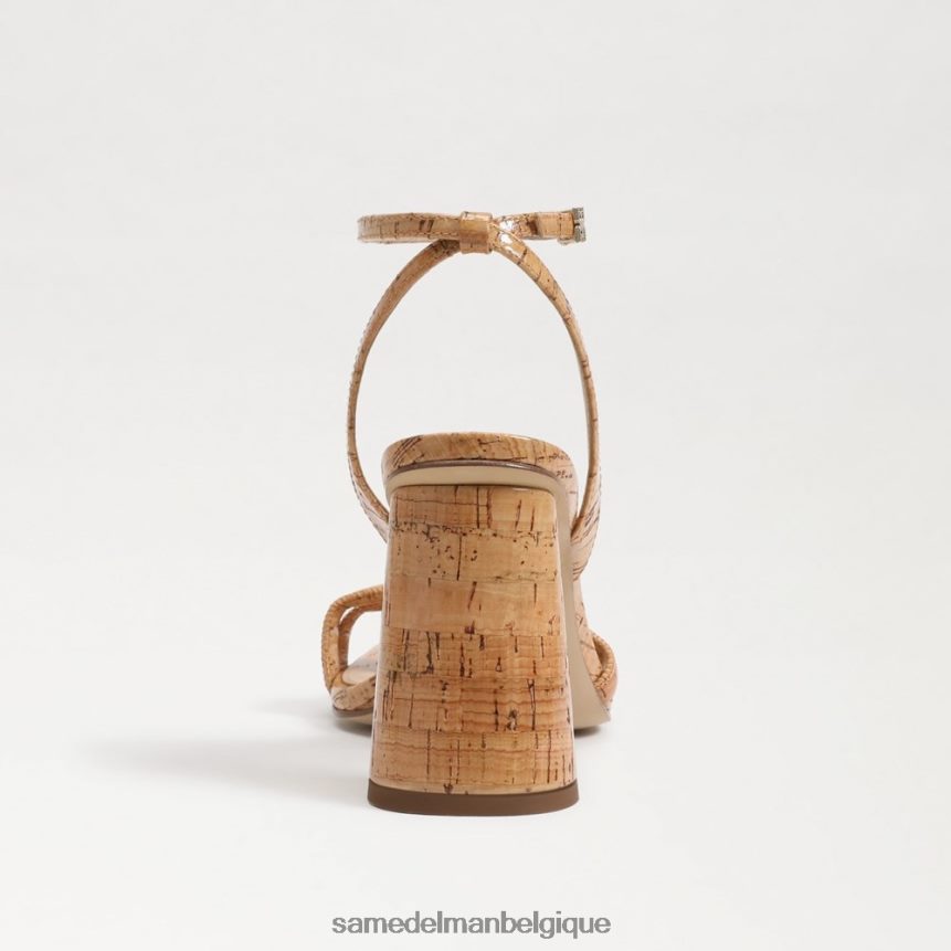 sandale à talon bloc kia Sam Edelman femmes liège naturel JZ0XZ0113 chaussure