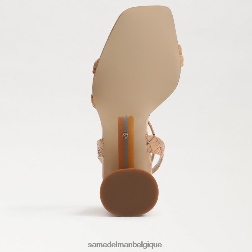 sandale à talon bloc kia Sam Edelman femmes liège naturel JZ0XZ0113 chaussure