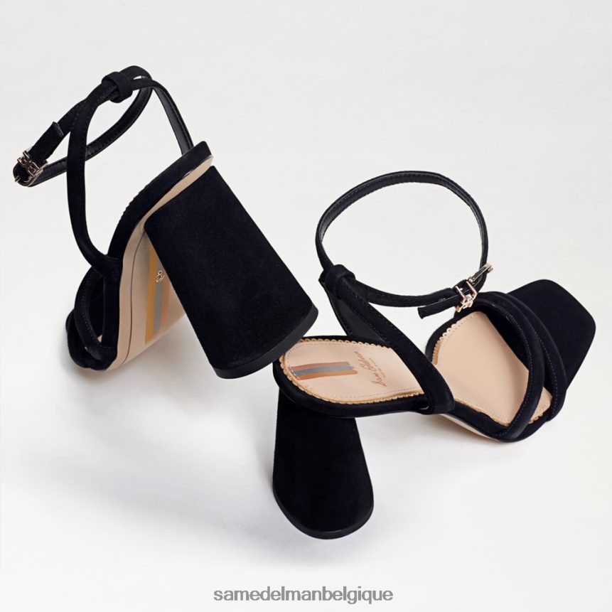 sandale à talon bloc kia Sam Edelman femmes noir JZ0XZ0117 chaussure