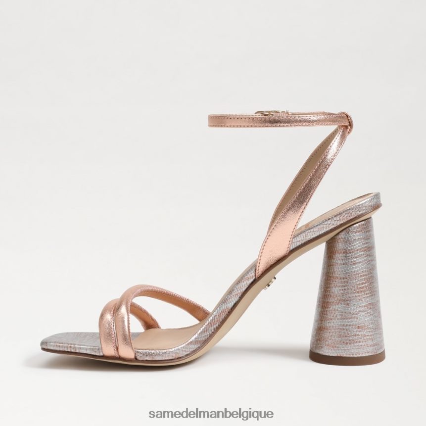 sandale à talon bloc kia Sam Edelman femmes or rose JZ0XZ0112 chaussure