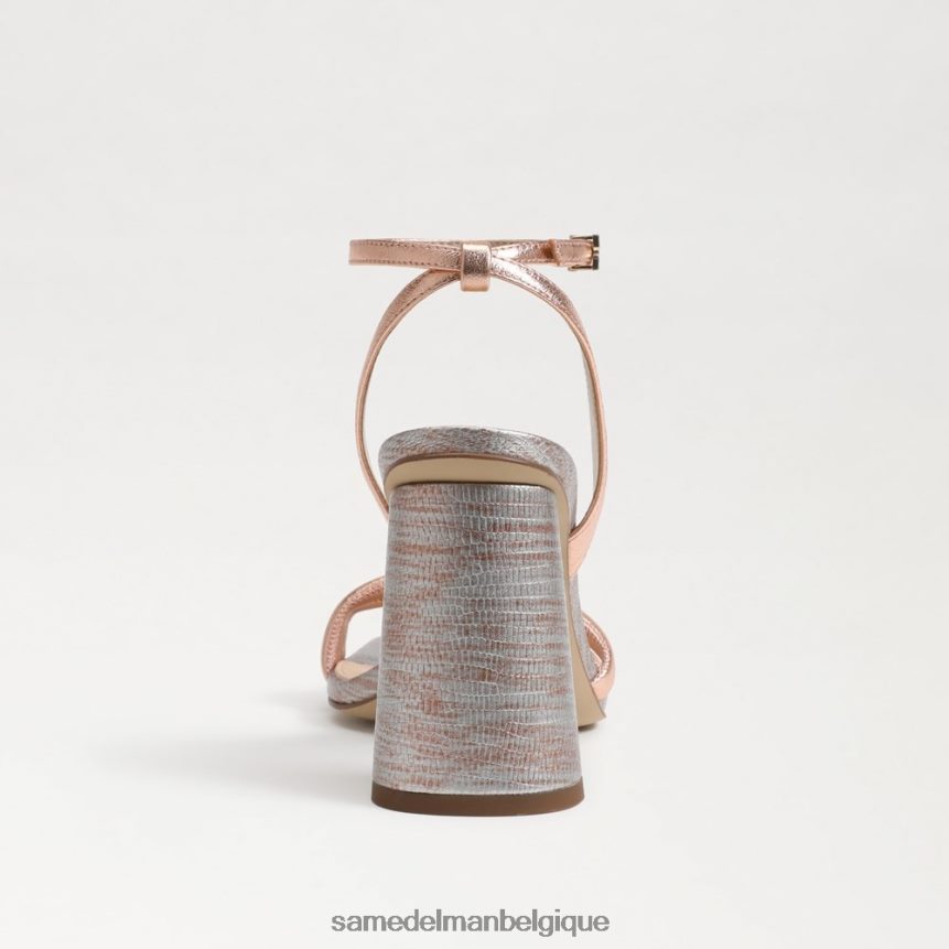 sandale à talon bloc kia Sam Edelman femmes or rose JZ0XZ0112 chaussure