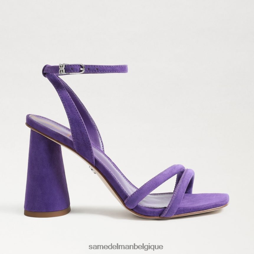sandale à talon bloc kia Sam Edelman femmes orchidée royale JZ0XZ0119 chaussure