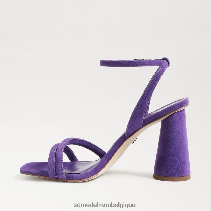 sandale à talon bloc kia Sam Edelman femmes orchidée royale JZ0XZ0119 chaussure