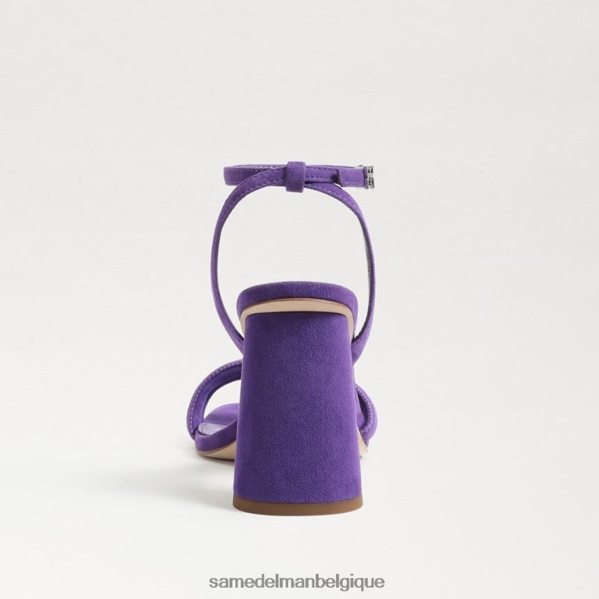 sandale à talon bloc kia Sam Edelman femmes orchidée royale JZ0XZ0119 chaussure
