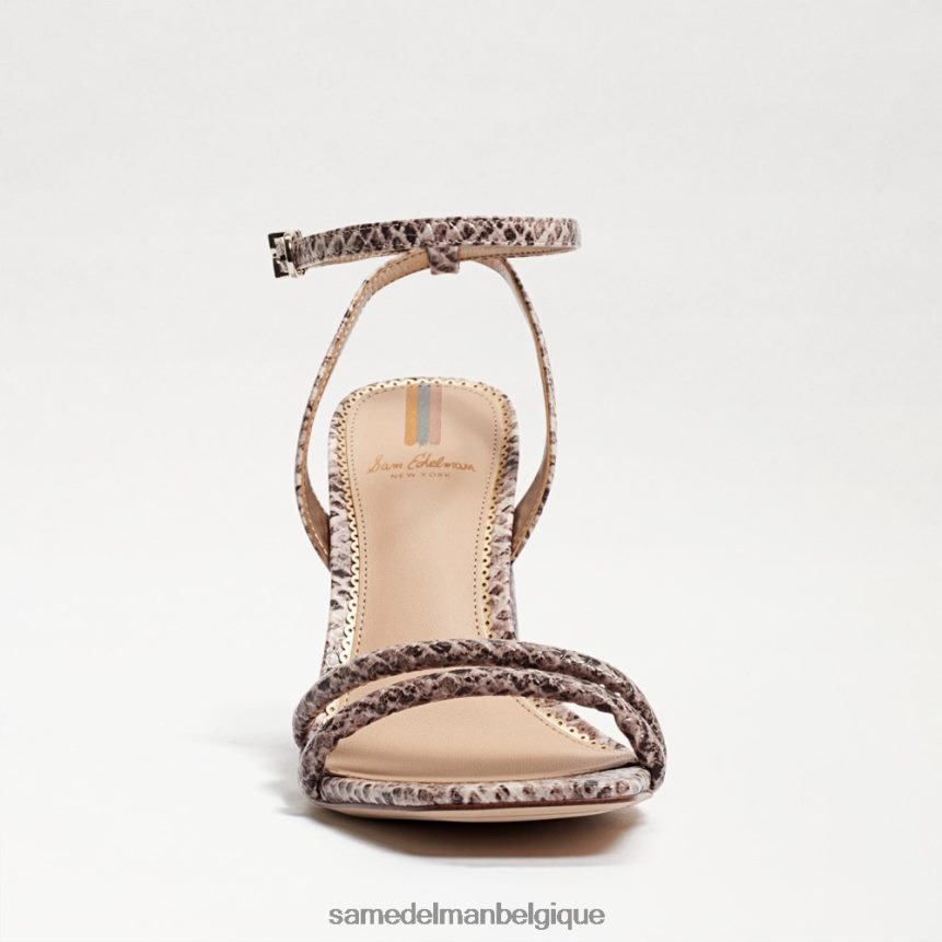 sandale à talon bloc kia Sam Edelman femmes serpent Roccia Mamba JZ0XZ099 chaussure