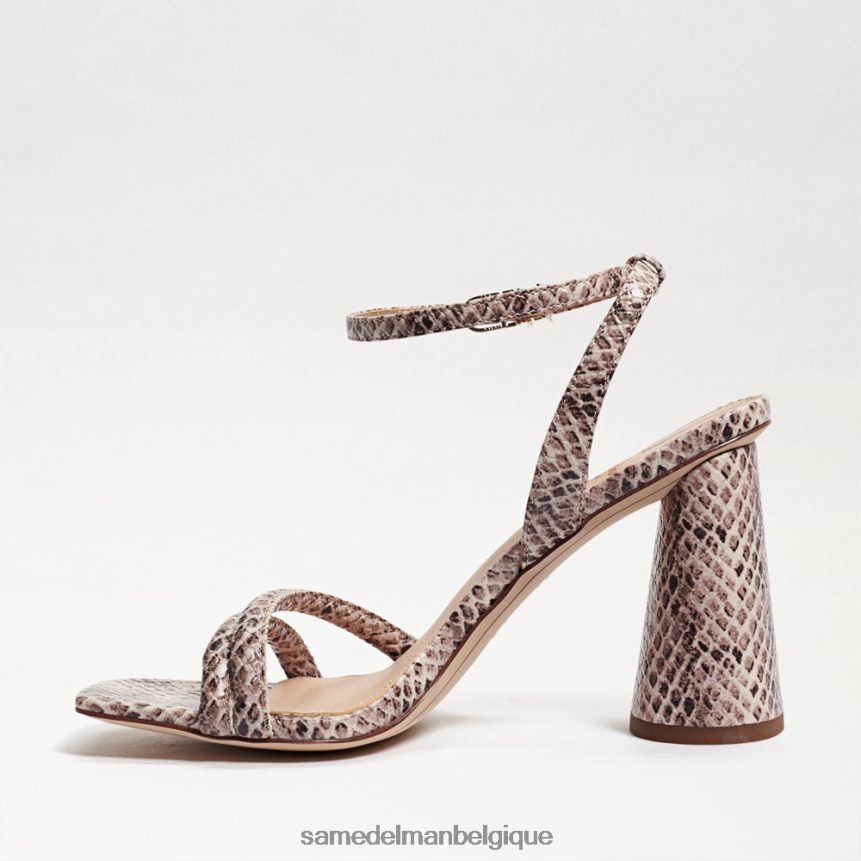 sandale à talon bloc kia Sam Edelman femmes serpent Roccia Mamba JZ0XZ099 chaussure