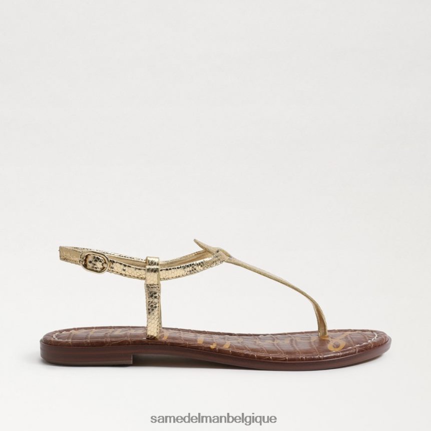 sandale tong gigi Sam Edelman femmes ambre or JZ0XZ0231 chaussure