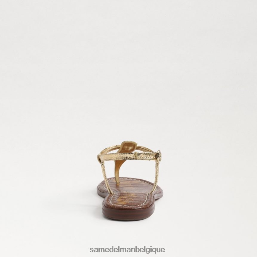 sandale tong gigi Sam Edelman femmes ambre or JZ0XZ0231 chaussure
