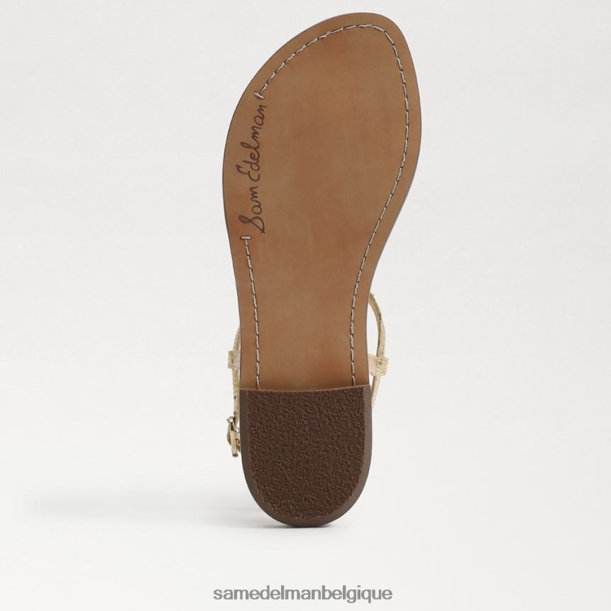 sandale tong gigi Sam Edelman femmes ambre or JZ0XZ0231 chaussure
