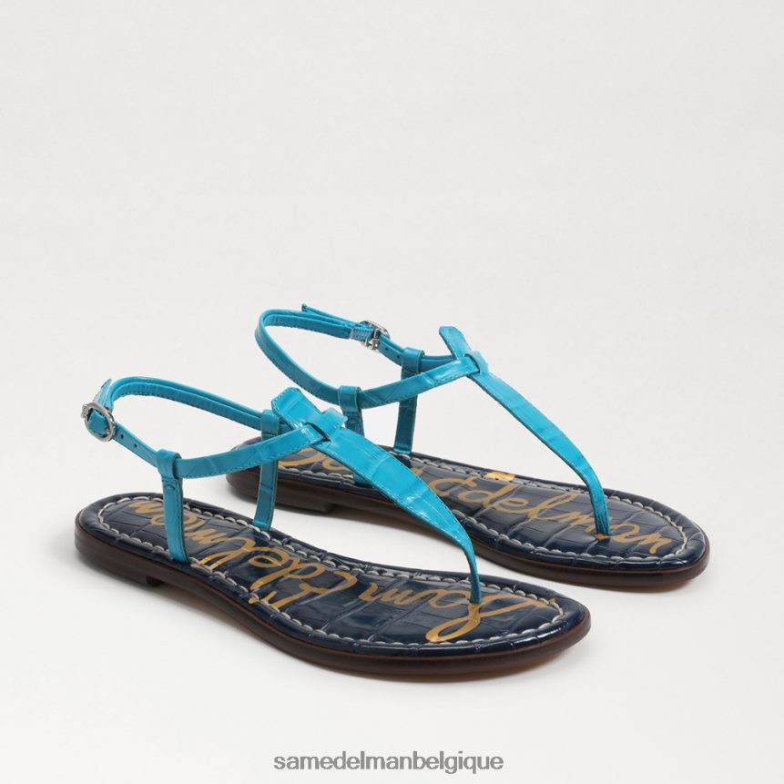 sandale tong gigi Sam Edelman femmes bleu milos JZ0XZ0226 chaussure