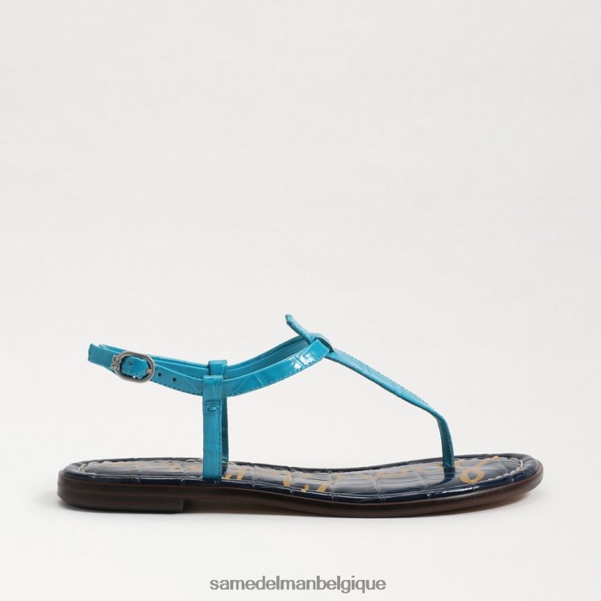sandale tong gigi Sam Edelman femmes bleu milos JZ0XZ0226 chaussure