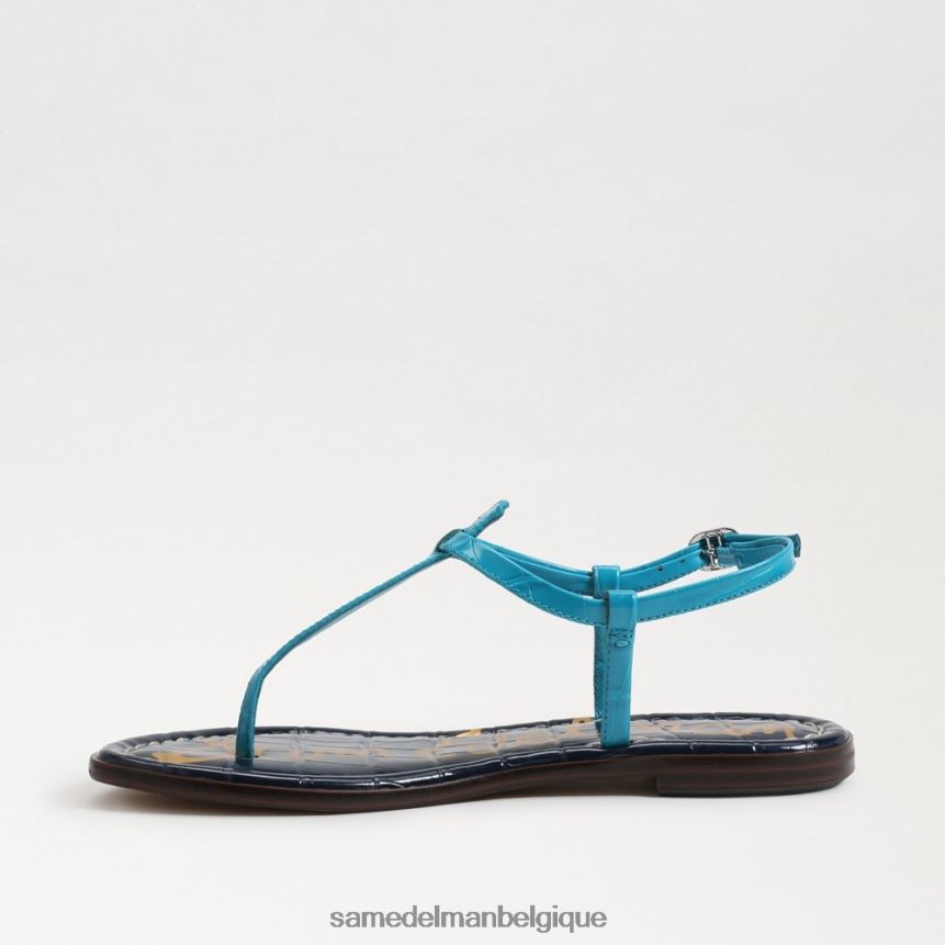 sandale tong gigi Sam Edelman femmes bleu milos JZ0XZ0226 chaussure