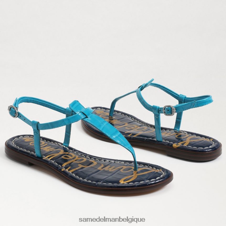 sandale tong gigi Sam Edelman femmes bleu milos JZ0XZ0226 chaussure