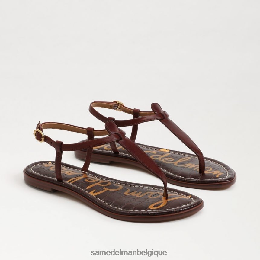 sandale tong gigi Sam Edelman femmes brun érable JZ0XZ0228 chaussure
