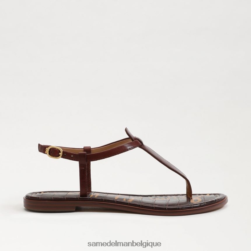sandale tong gigi Sam Edelman femmes brun érable JZ0XZ0228 chaussure
