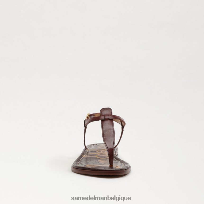 sandale tong gigi Sam Edelman femmes brun érable JZ0XZ0228 chaussure