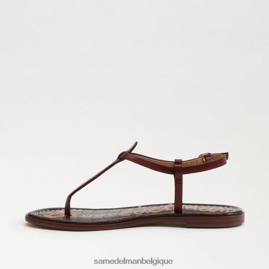 sandale tong gigi Sam Edelman femmes brun érable JZ0XZ0228 chaussure