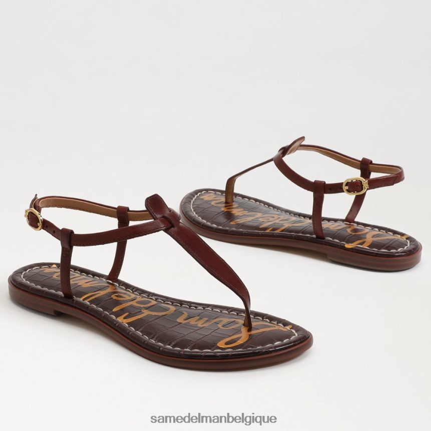 sandale tong gigi Sam Edelman femmes brun érable JZ0XZ0228 chaussure