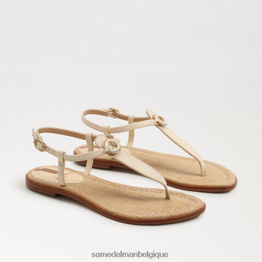 sandale tong gigi chevalière Sam Edelman femmes ivoire moderne JZ0XZ0558 chaussure