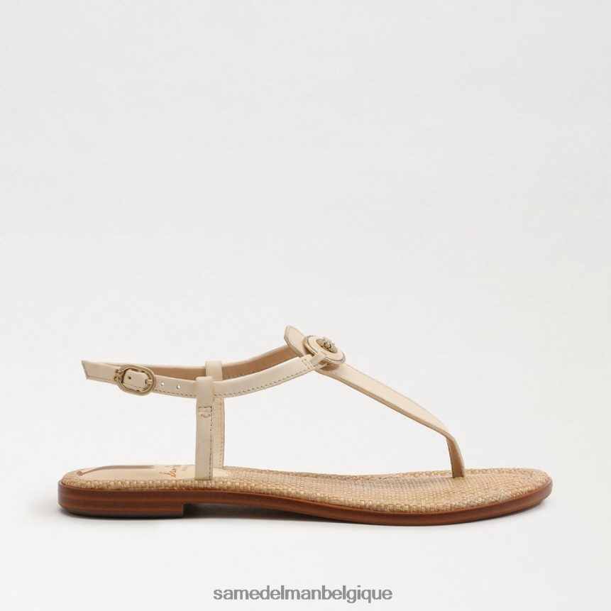 sandale tong gigi chevalière Sam Edelman femmes ivoire moderne JZ0XZ0558 chaussure