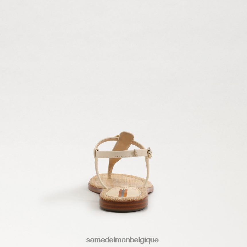 sandale tong gigi chevalière Sam Edelman femmes ivoire moderne JZ0XZ0558 chaussure