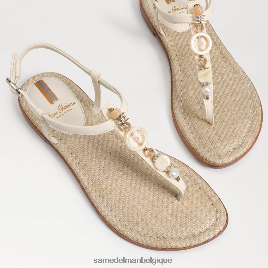 sandale tong rétro gigi Sam Edelman femmes ivoire moderne JZ0XZ0496 chaussure