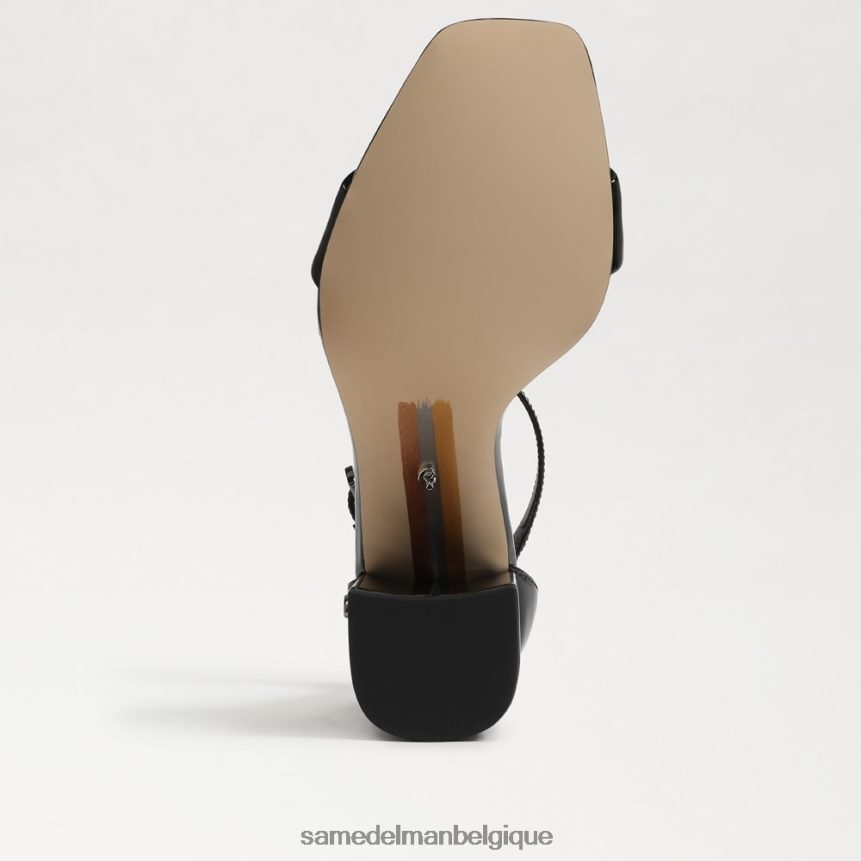 sandales à talons carrés Daniella Sam Edelman femmes noir JZ0XZ0305 chaussure