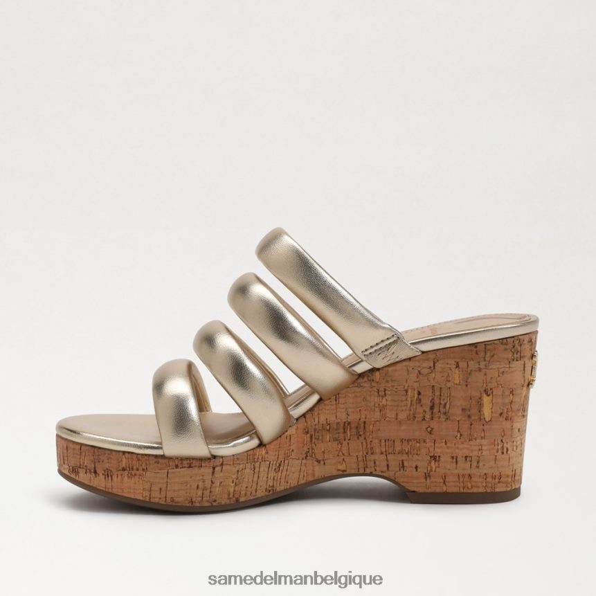 talon compensé yuki Sam Edelman femmes feuille d'or JZ0XZ0686 chaussure