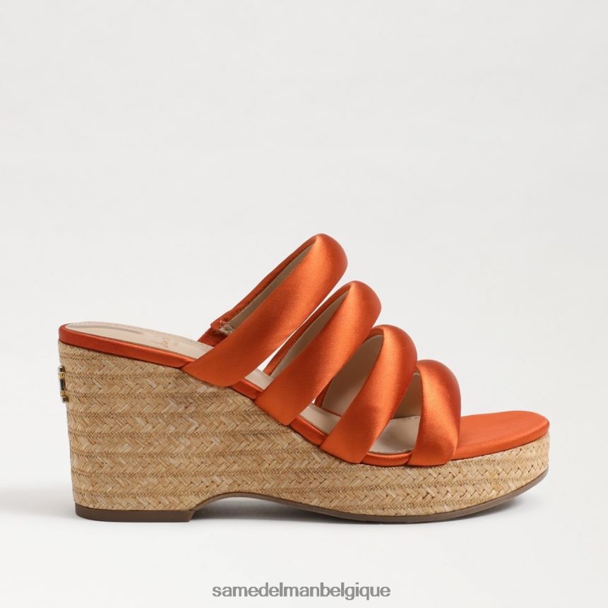 talon compensé yuki Sam Edelman femmes orange de Californie JZ0XZ0684 chaussure
