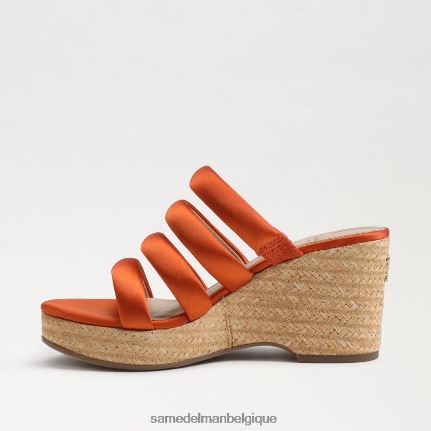 talon compensé yuki Sam Edelman femmes orange de Californie JZ0XZ0684 chaussure