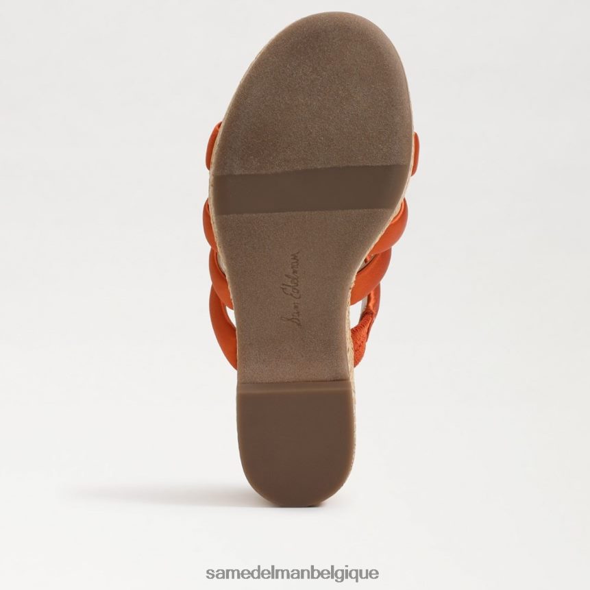 talon compensé yuki Sam Edelman femmes orange de Californie JZ0XZ0684 chaussure