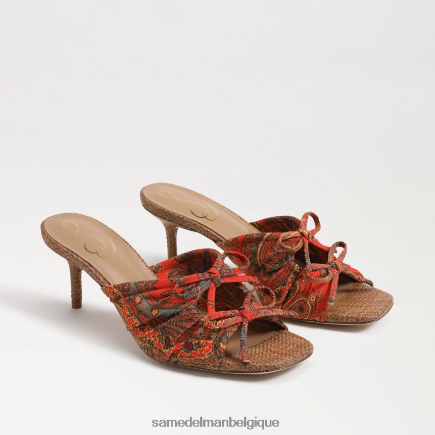 talon à lanières pia Sam Edelman femmes coquelicot orange JZ0XZ0599 chaussure