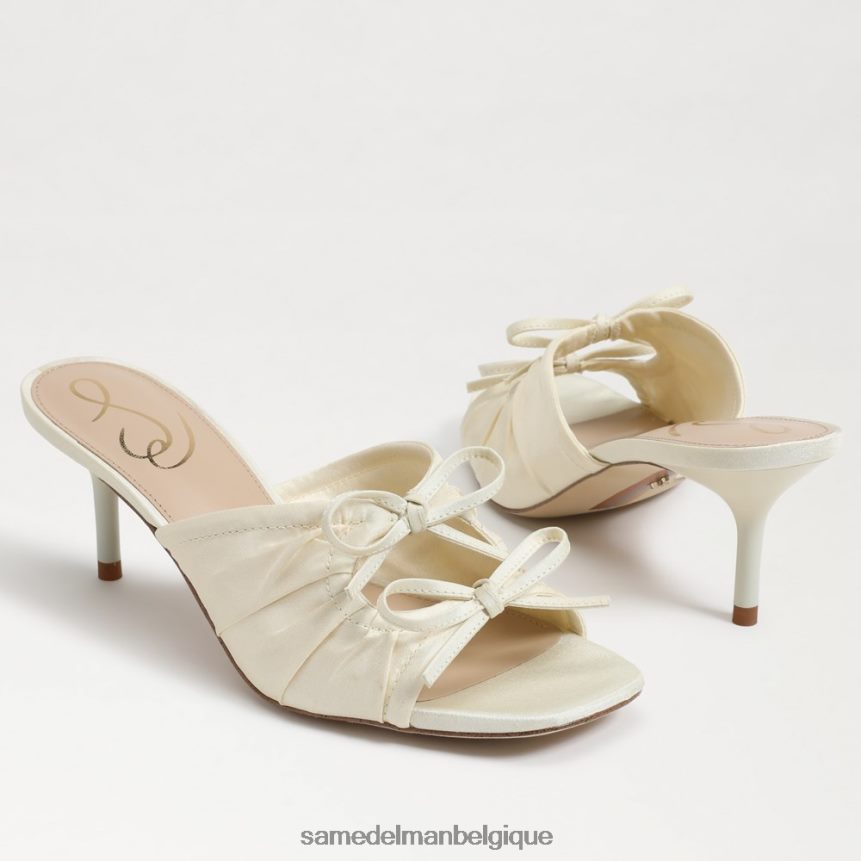 talon à lanières pia Sam Edelman femmes ivoire perlé JZ0XZ0598 chaussure