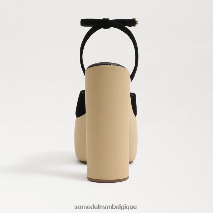 talon plateforme grayson Sam Edelman femmes Suède noir JZ0XZ0668 chaussure