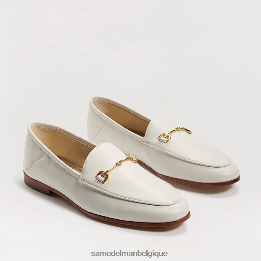 mocassin Loraine Sam Edelman femmes cuir blanc JZ0XZ043 chaussure