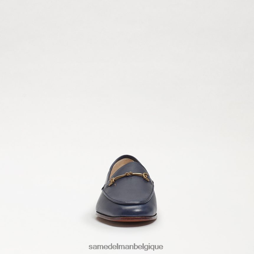 mocassin Loraine Sam Edelman femmes cuir marine baltique JZ0XZ046 chaussure