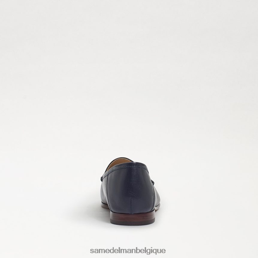 mocassin Loraine Sam Edelman femmes cuir marine baltique JZ0XZ046 chaussure