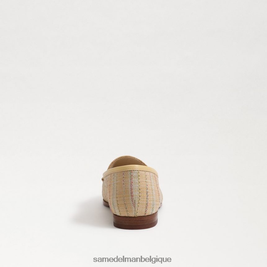mocassin Loraine Sam Edelman femmes raphia multi naturel JZ0XZ041 chaussure