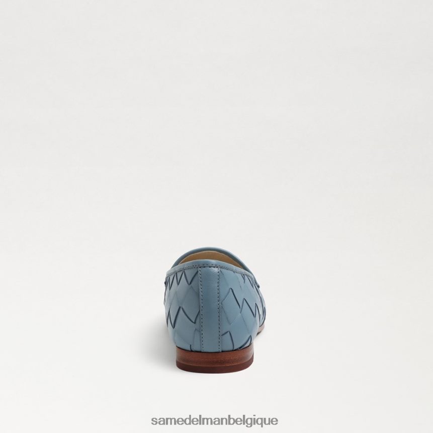 mocassin tressé Loraine Sam Edelman femmes ciel de tremble JZ0XZ0514 chaussure