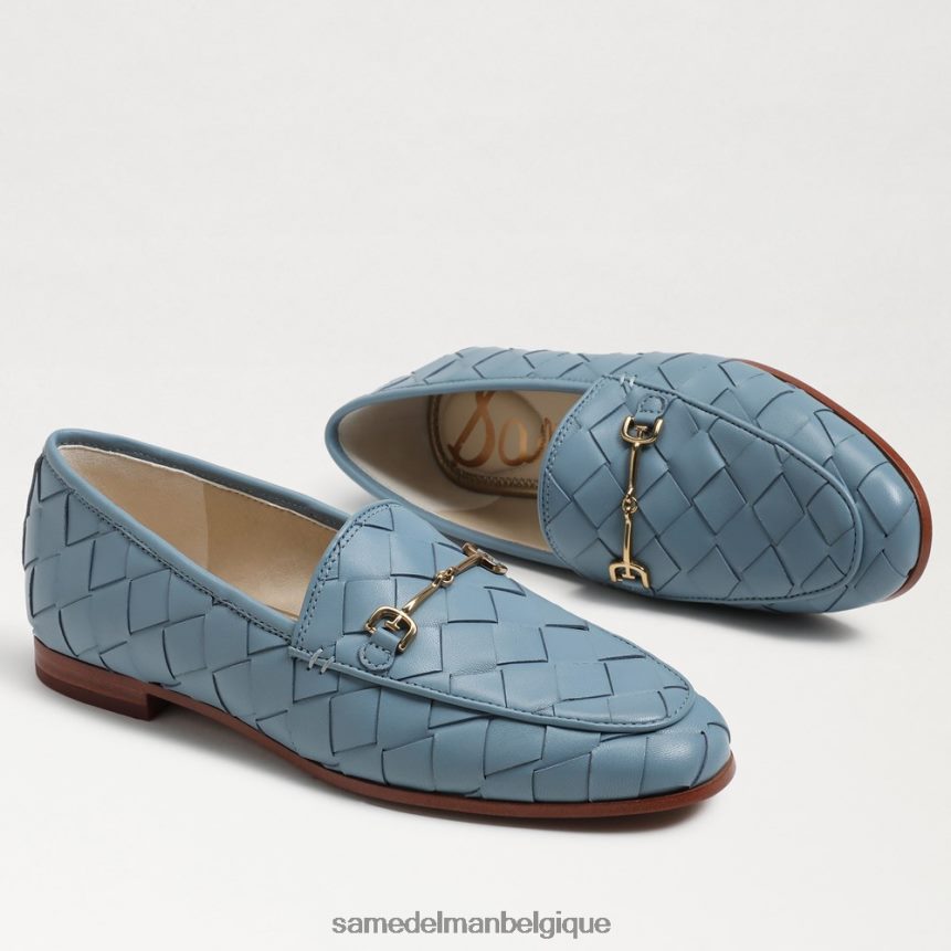 mocassin tressé Loraine Sam Edelman femmes ciel de tremble JZ0XZ0514 chaussure