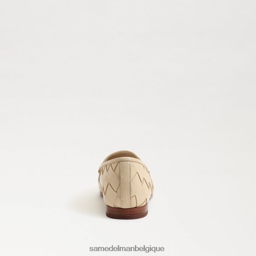 mocassin tressé Loraine Sam Edelman femmes coquille d'oeuf JZ0XZ0517 chaussure