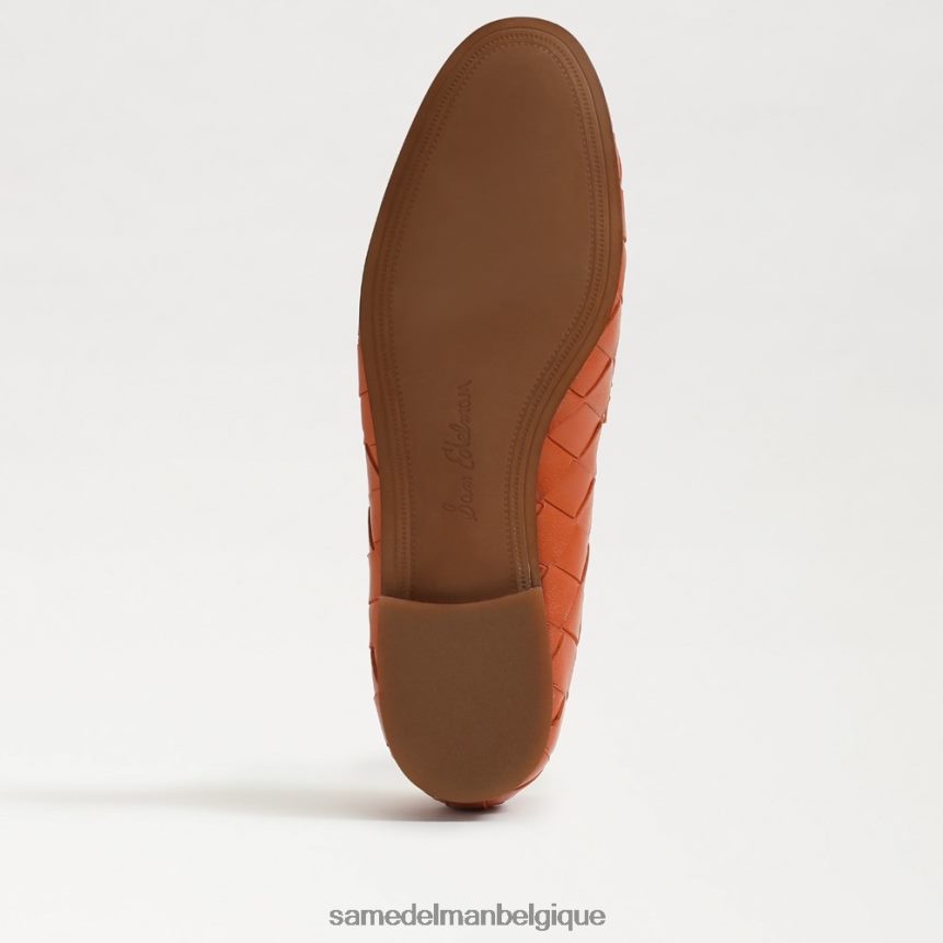 mocassin tressé Loraine Sam Edelman femmes orange canyon JZ0XZ0515 chaussure