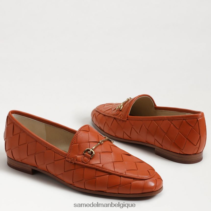 mocassin tressé Loraine Sam Edelman femmes orange canyon JZ0XZ0515 chaussure