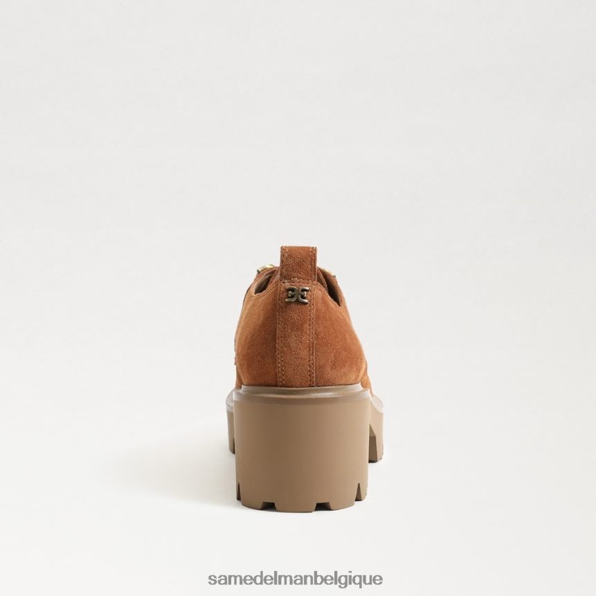 mocassins à lacets et semelle crantée Monna Sam Edelman femmes marron frontière JZ0XZ0720 chaussure