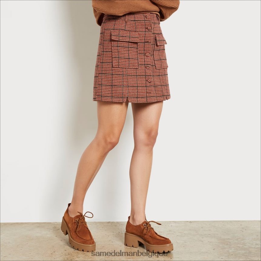 mocassins à lacets et semelle crantée Monna Sam Edelman femmes marron frontière JZ0XZ0720 chaussure